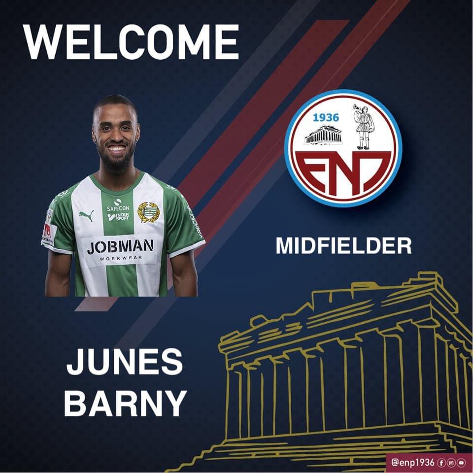 Junes Barny, ο 3ος στην ΕΝΠ  thumb