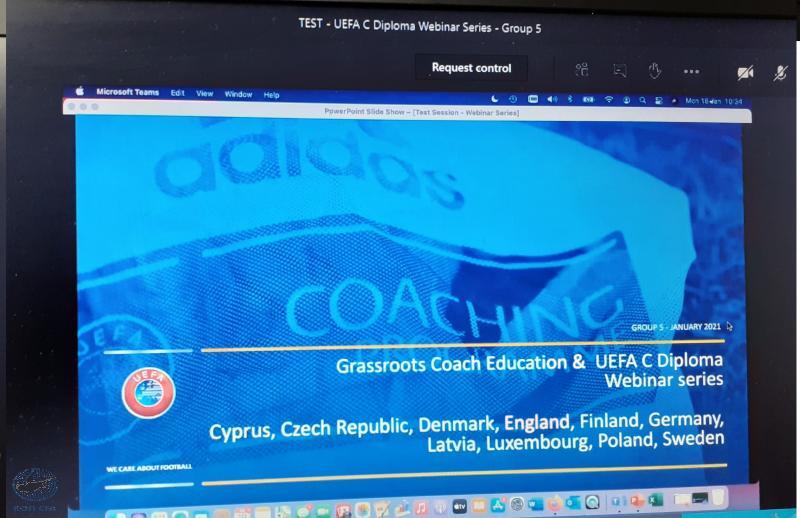 Διαδικτυακή ομάδα εργασίας UEFA για την εκπαίδευση προπονητών thumb