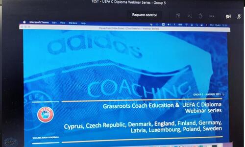 Διαδικτυακή ομάδα εργασίας UEFA για την εκπαίδευση προπονητών thumb