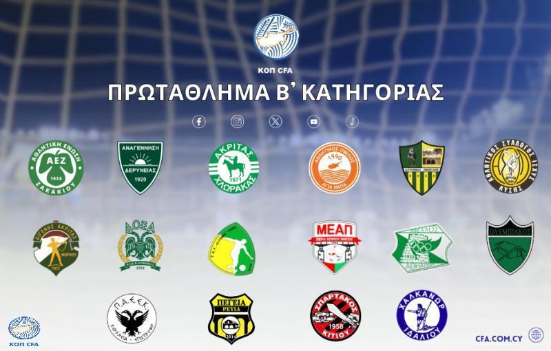 Πρόγραμμα 1ης και 2ης αγωνιστικής thumb
