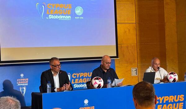 LIVE: Η κλήρωση της Cyprus League by Stoiximan 2026/27 image