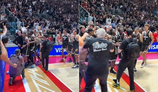 Παίκτες της Βίρτους Μπολόνια έπεσαν πάνω στον Μπαρτζώκα στους πανηγυρισμούς image