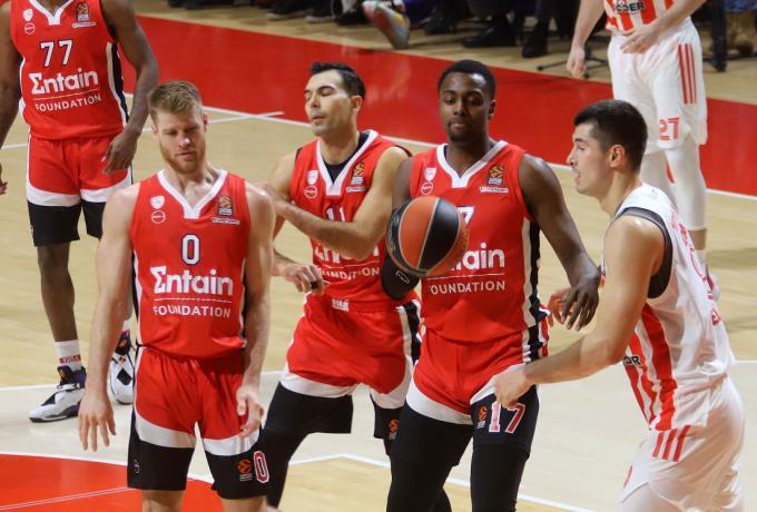 Βαθμολογία Euroleague: Διατηρήθηκε στην τρίτη θέση ο Ολυμπιακός thumb