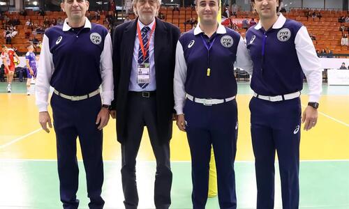 Κομισάριος στον αγώνα OK Vojvodina Novi sad Σερβίας Rio Duero Soria ο Γ. Παπαγεωργίου thumb