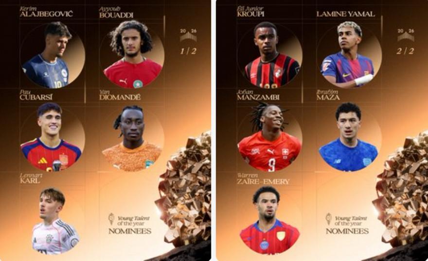 Χρυσή Μπάλα: Με Γιαμάλ η λίστα για τον καλύτερο νέο της σεζόν! thumb