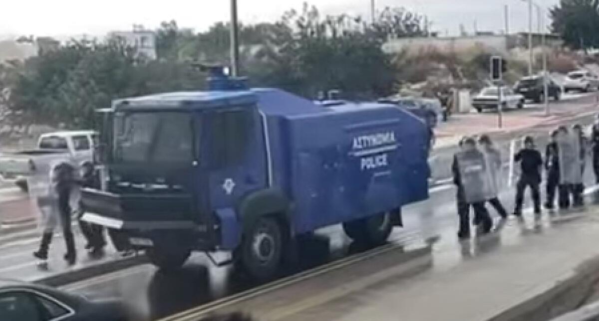 Στην πορεία των οπαδών του Απόλλωνα ο «Αίαντας» thumb