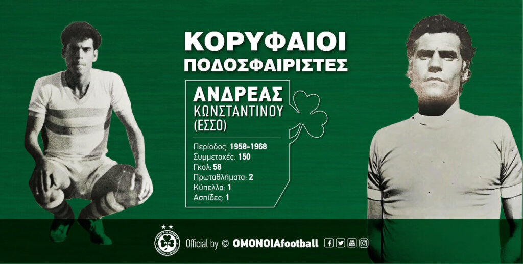 Συλλυπητήρια ανακοίνωση Ομόνοιας για Ανδρέα Κωνσταντίνου thumb