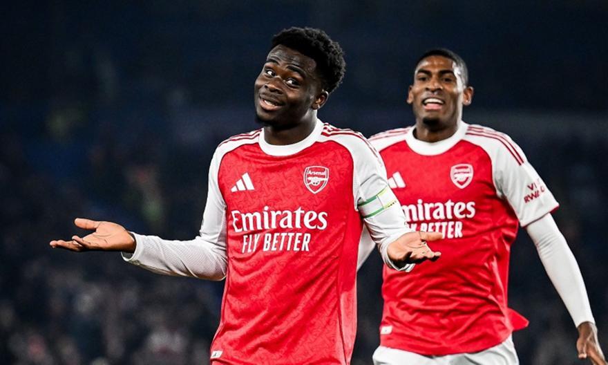 Premier League: Απόδραση τίτλου από το Μπράιτον η Άρσεναλ - Φρένο της Νότιγχαμ στη Σίτι! thumb