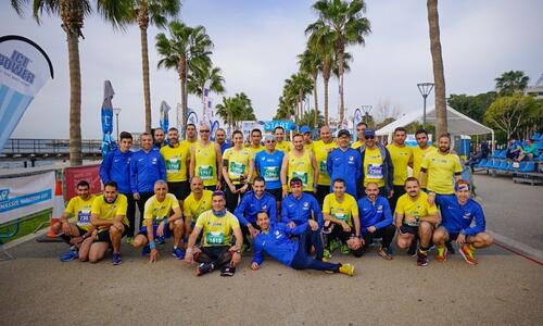 Οι δρομείς του ΑΠΟΕΛ στο Nicosia Quantum Marathon thumb