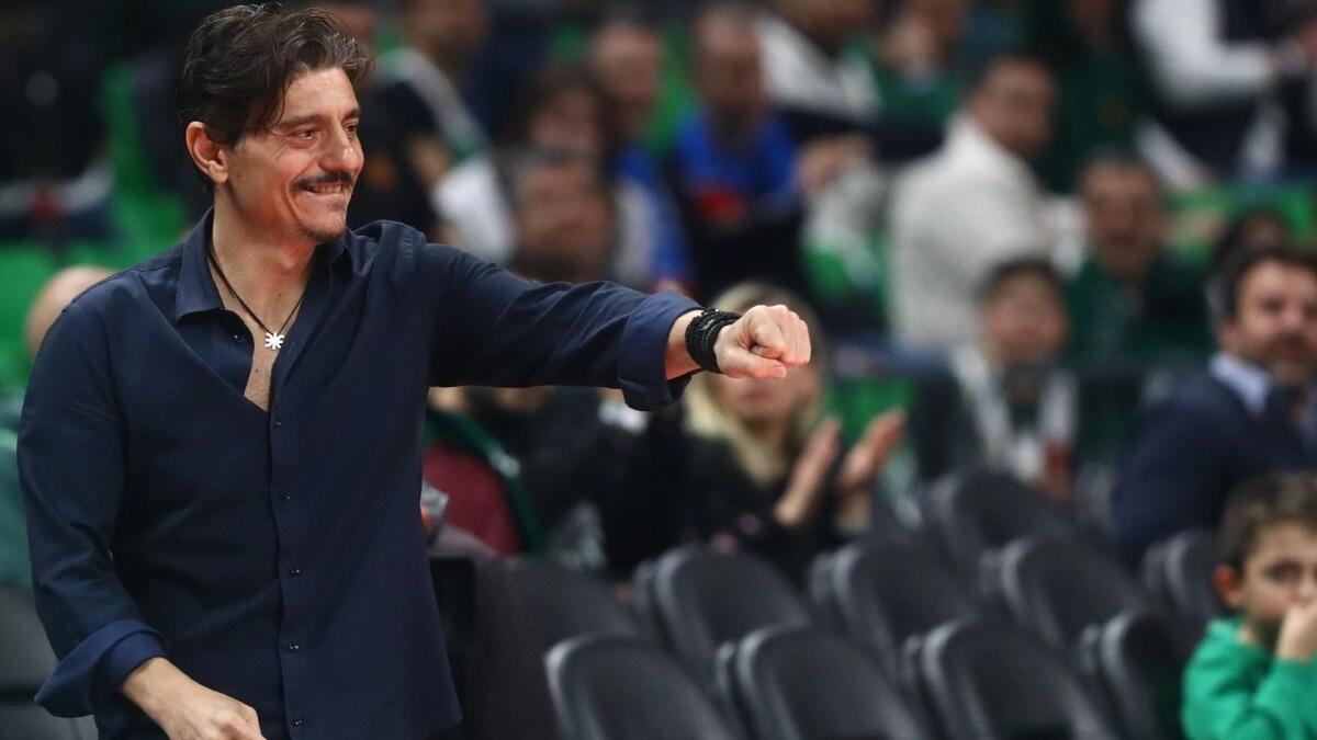 Στην προπόνηση του Παναθηναϊκού ο Γιαννακόπουλος thumb