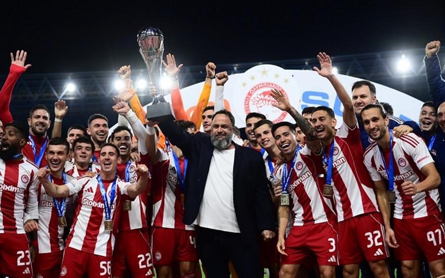 Μαρινάκης: «Φτάσαμε στο χρυσό τρεμπλ των 100 χρόνων θρυλικής ιστορίας» thumb