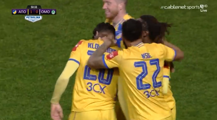Το 1-0 με Κλωναρίδη για τον ΑΠΟΕΛ (video) thumb