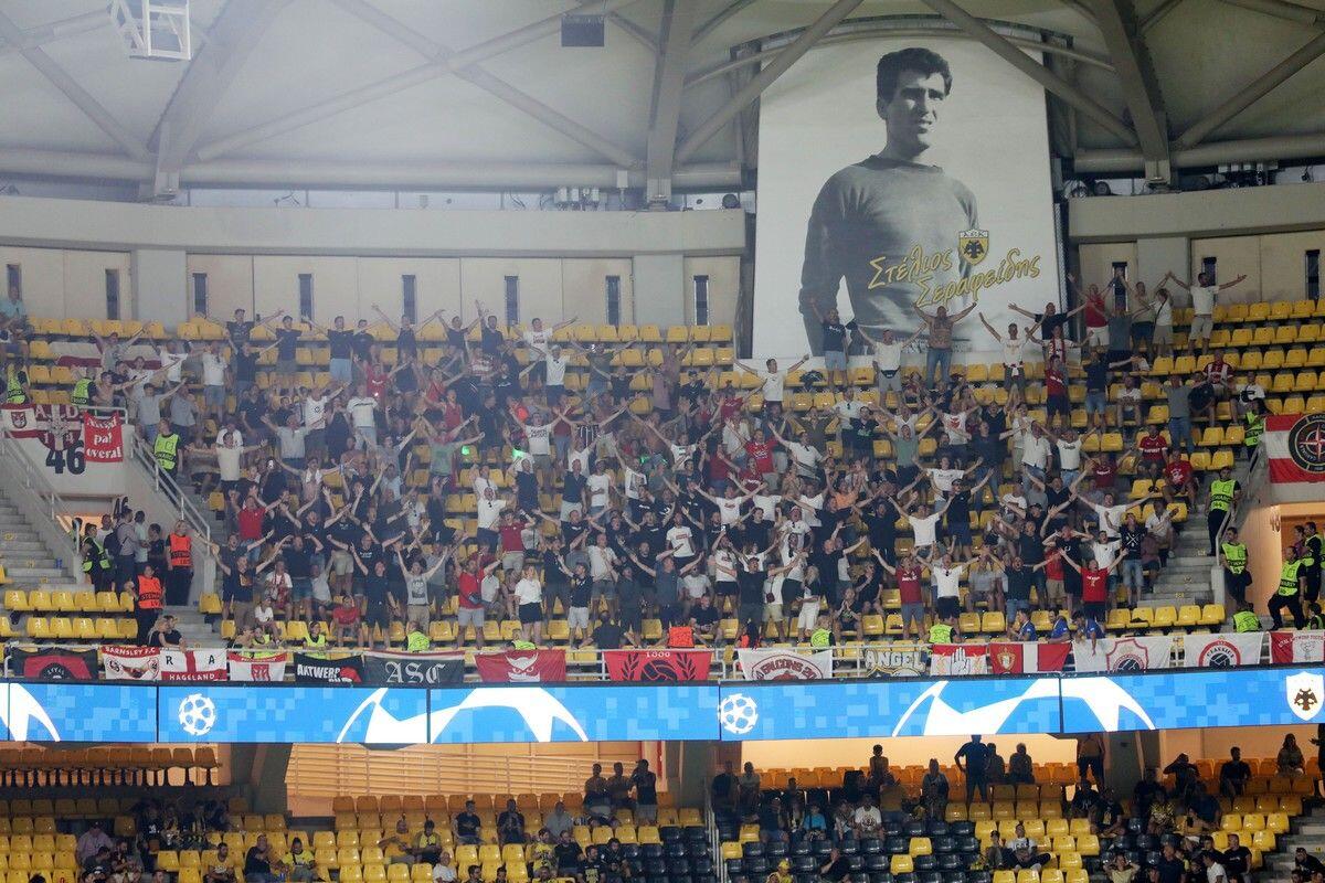 Οι πρώτοι φιλοξενούμενοι οπαδοί στην OPAP Arena! thumb
