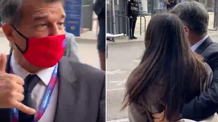 Σάλος με… αθώα (τελικά) ατάκα Λαπόρτα σε κοπέλα thumb