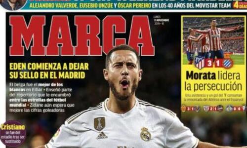 Η ισπανική εφημερίδα «Marca» με άλλο ένα ξεχωριστό πρωτοσέλιδο (pic) thumb