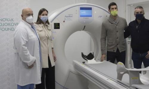 Παρέδωσε μηχάνημα σάρωσης covid-19 αξίας 210.000 ευρώ σε νοσοκομείο της Σερβίας thumb