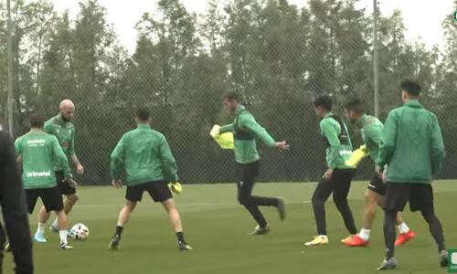 Με σκόνη και βροχή η προπόνηση στο Γέρι (video) thumb