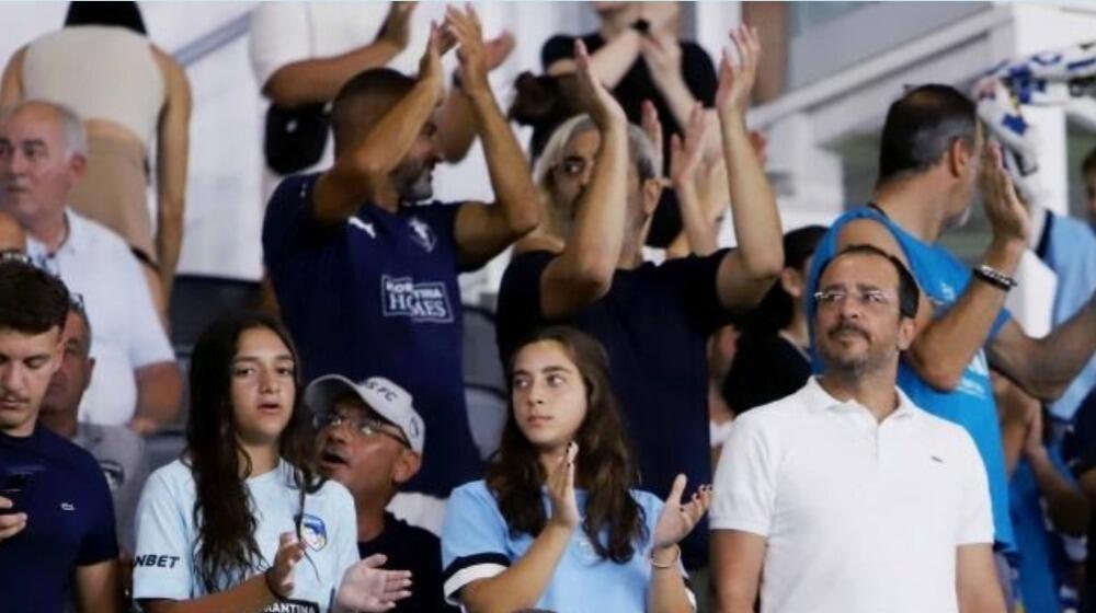 ΒΙΝΤΕΟ: Η αντίδραση του Χριστοδουλίδη στο γκολ του Ζαζά! thumb