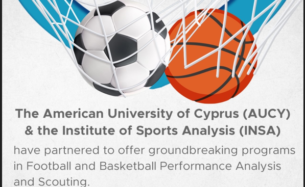 Έναρξη συνεργασίας του American University of Cyprus (DCE) με το Ινστιτούτο Αθλητικής Ανάλυσης (INSA) thumb