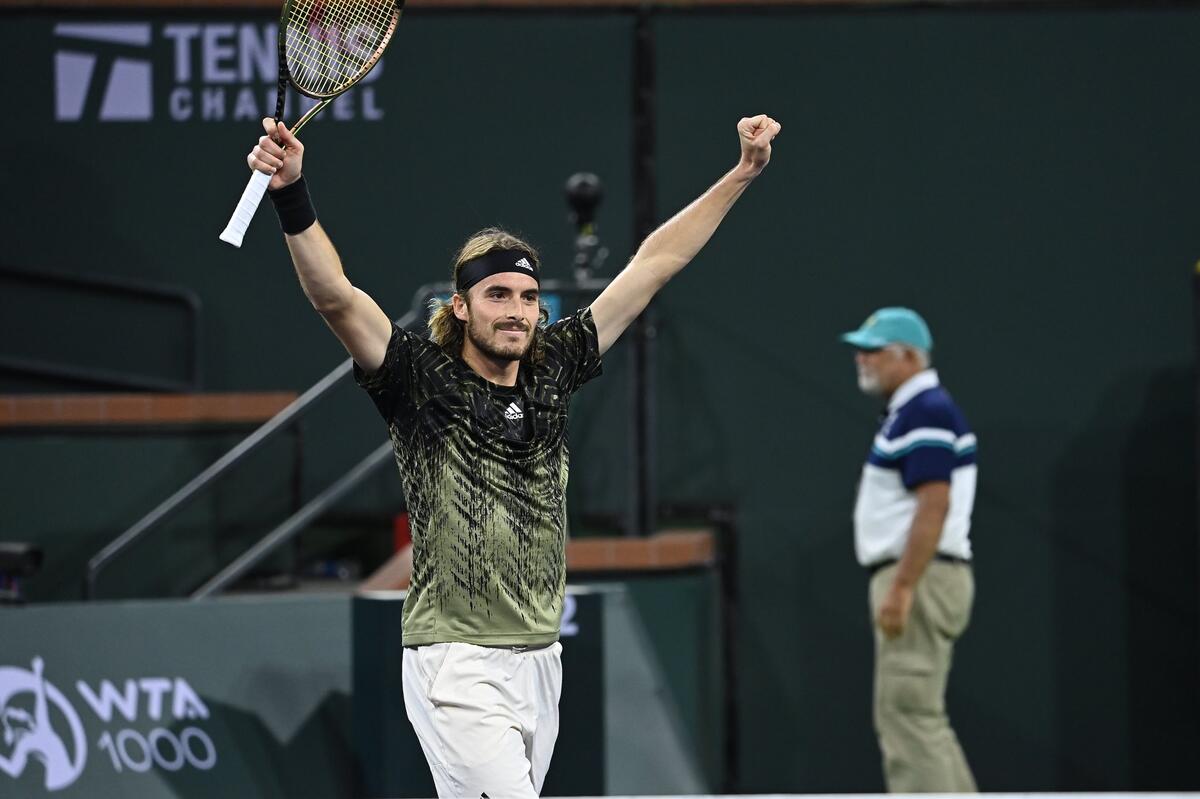 Στα προημιτελικά του Indian Wells ο Τσιτσιπάς thumb