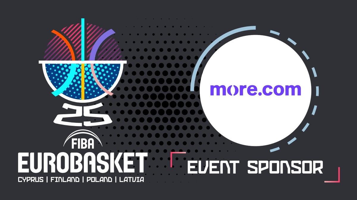 Η more.com στην οικογένεια χορηγών του FIBA EuroBasket 2025!  thumb
