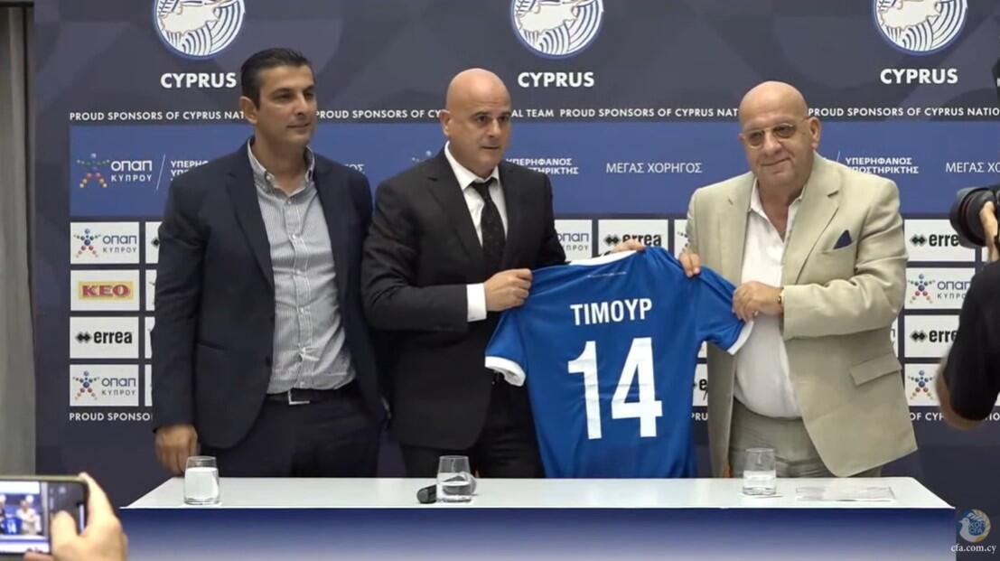 Η πρώτη κλήση του Τιμούρ στην Εθνική Κύπρου! thumb