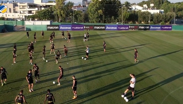 «Γαλαζοκίτρινη» προπόνηση από... ψηλά (video) thumb