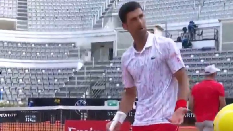 Απίστευτη γκάφα στο Italian Open: Ο διαιτητής αποκάλεσε τον Τζόκοβιτς... Φέντερερ! (vid) thumb