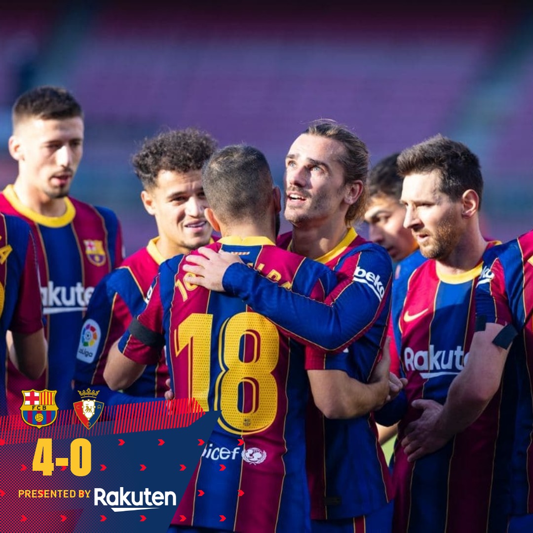 La Liga: Ανεβαίνει στη βαθμολογία η Μπαρτσελόνα thumb
