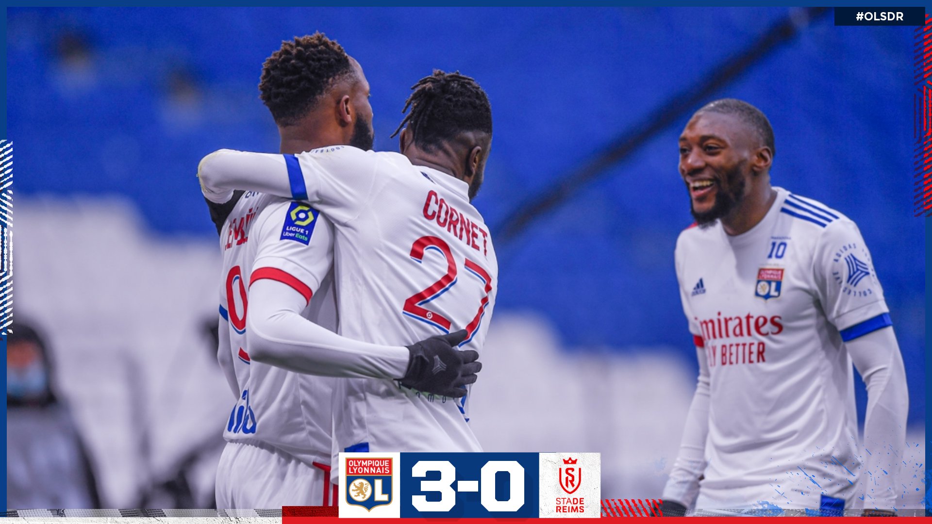 Ligue 1: Πλησίασε στην κορυφή η Λιόν thumb