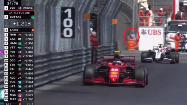 F1 Γκραν Πρι Μονακό: Φακός από κάμερα έπεσε στην πίστα! thumb