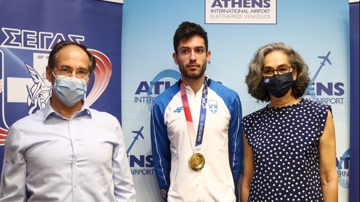 Στην Αθήνα ο Ολυμπιονίκης Μίλτος Τεντόγλου thumb