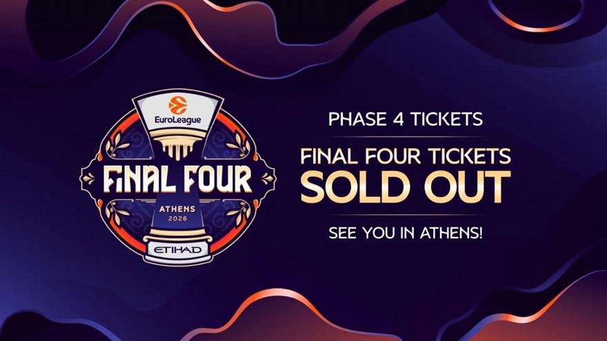 Τέλος τα εισιτήρια για το Final-4 της Αθήνας! thumb