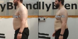 Αυτός ο TikToker έχασε 13 κιλά σε ένα μήνα κάνοντας μια πολύ απλή άσκηση